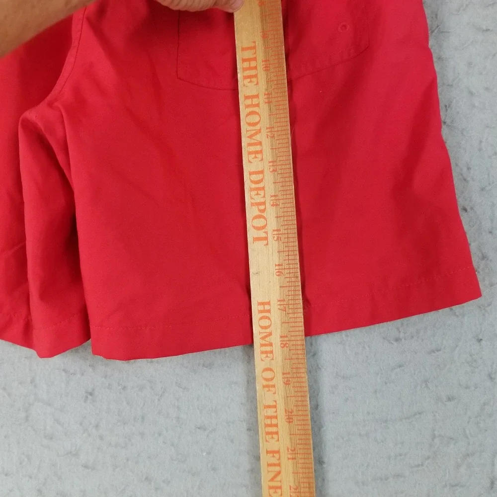 Nike Swim Shorts Mens M Red Trunk Athletic Woven Mesh Lined 5in Inseam AR2382